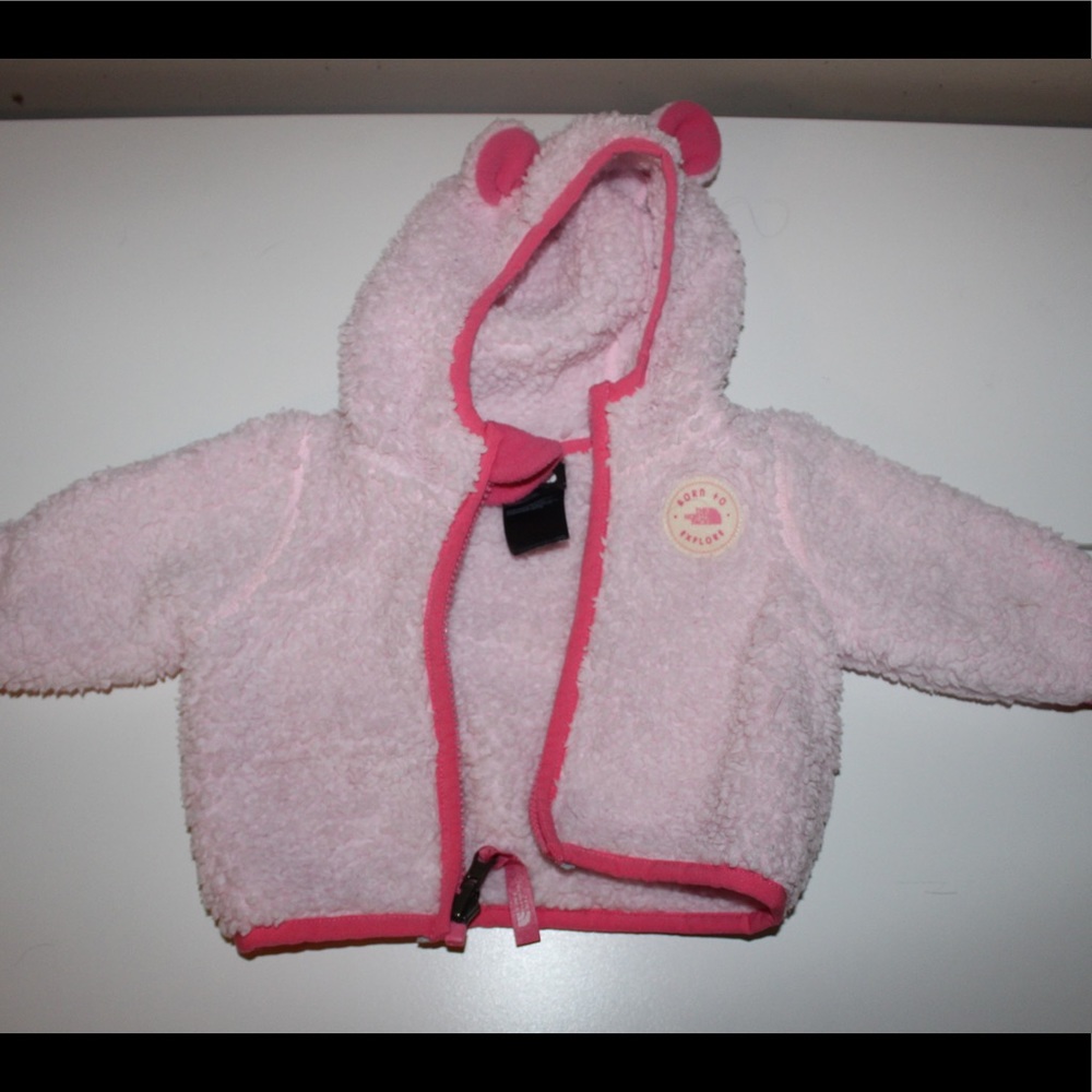 North Face Infant Plushee Bear Hoodie - 0-3 Months